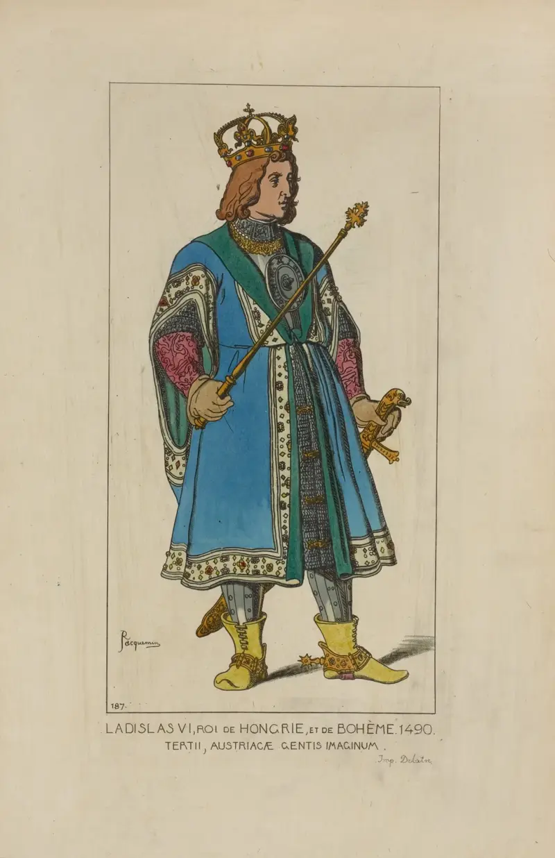 Ladislaus VI., König von Ungarn und Böhmen, 1490. Dritter Band, Bilder des österreichischen Geschlechts von Raphaël Jacquemin