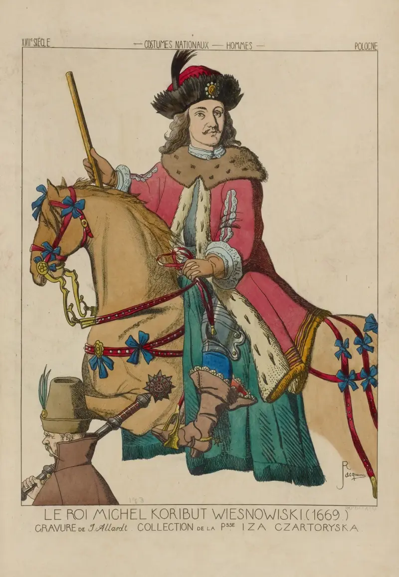 König Michael Koribut Wiesnowiski, 1669 von Raphaël Jacquemin