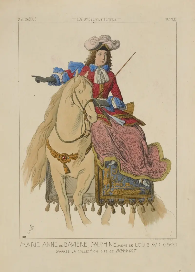 Marie Anne de Bavière, dauphine, mor till Ludvig XV (1690) av Raphaël Jacquemin