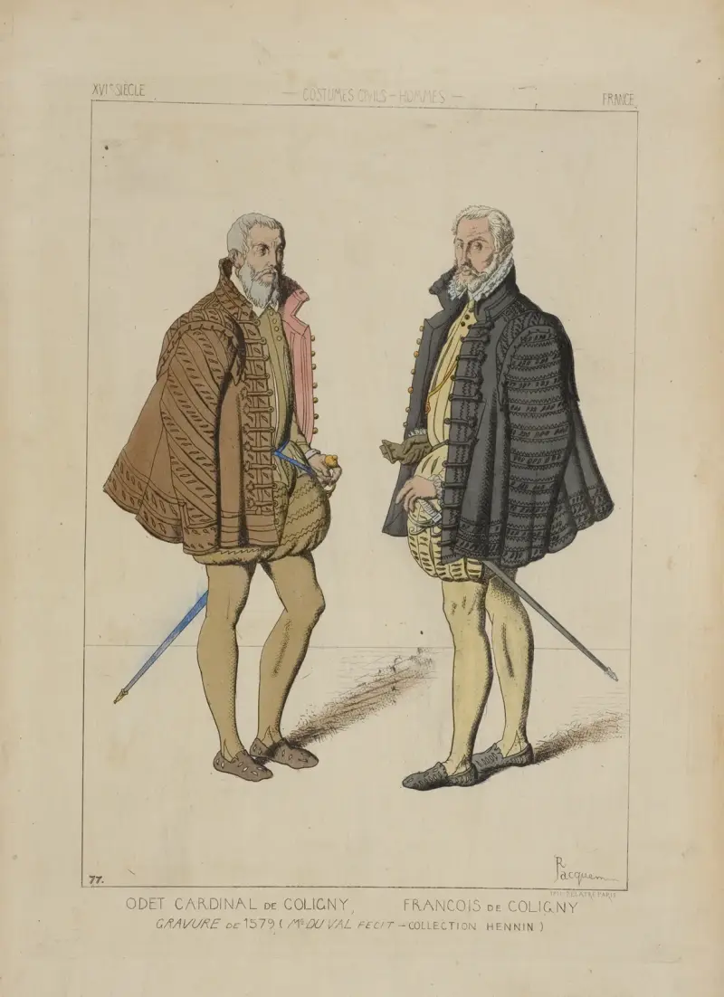 Odet de Coligny, Kardinal von Châtillon, und François de Coligny von Raphaël Jacquemin