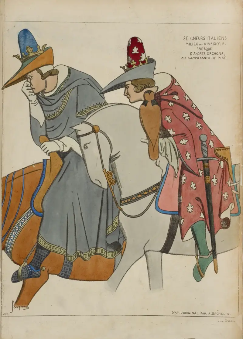Seigneurs Italiens. Milieu du XIVe siècle., Raphaël Jacquemin