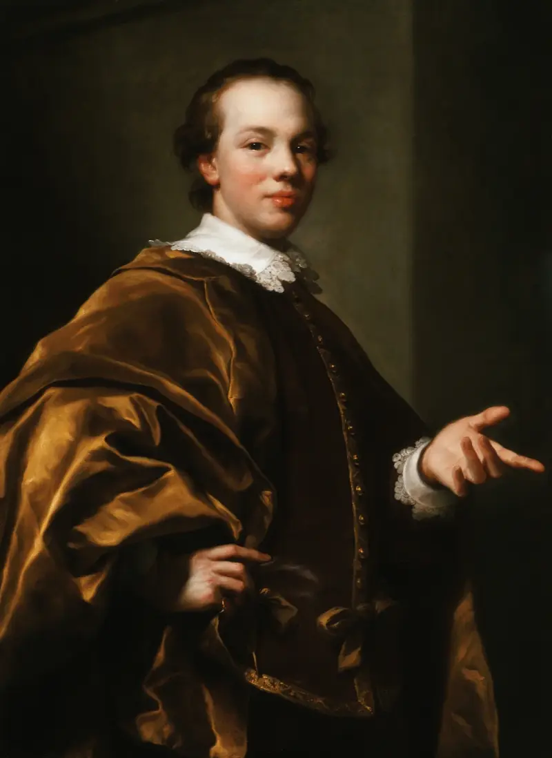 Porträtt av John Viscount Garlies, senare 7:e earl av Galloway, som Master of Garlies av Anton Raphael Mengs