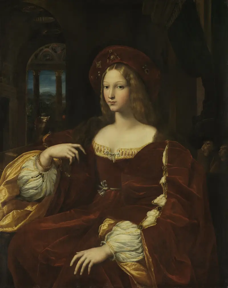 Porträt der Johanna von Aragonien von Raphael