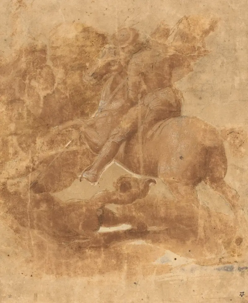 Der heilige Georg und der Drache – Nr. 1 von Raphael
