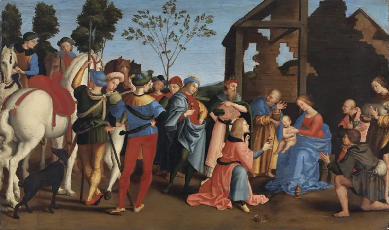 The Adoration of the Kings av Raphael