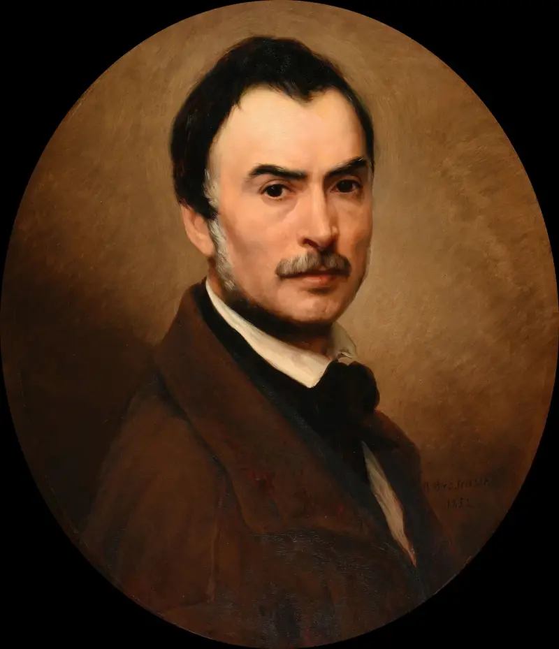 Självporträtt av Jacques-Raymond Brascassat