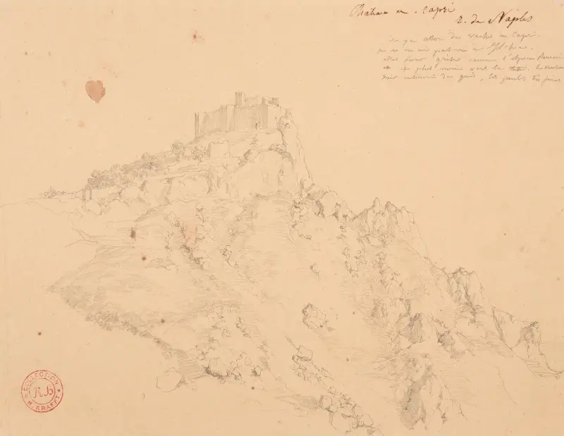 Château de Capri av Jacques-Raymond Brascassat