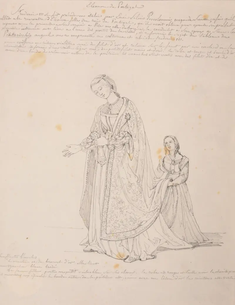 Éléonore de Portugal av Jacques-Raymond Brascassat