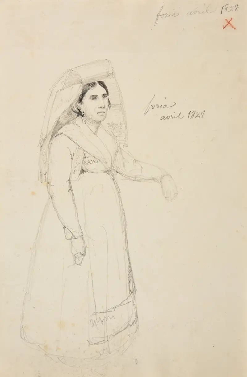 Étude de femme av Jacques-Raymond Brascassat