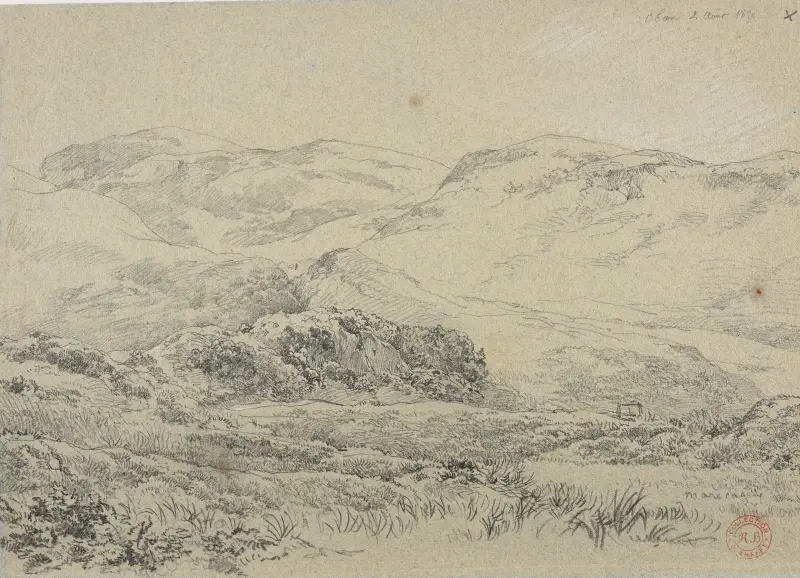 Landskap vid Oban av Jacques-Raymond Brascassat