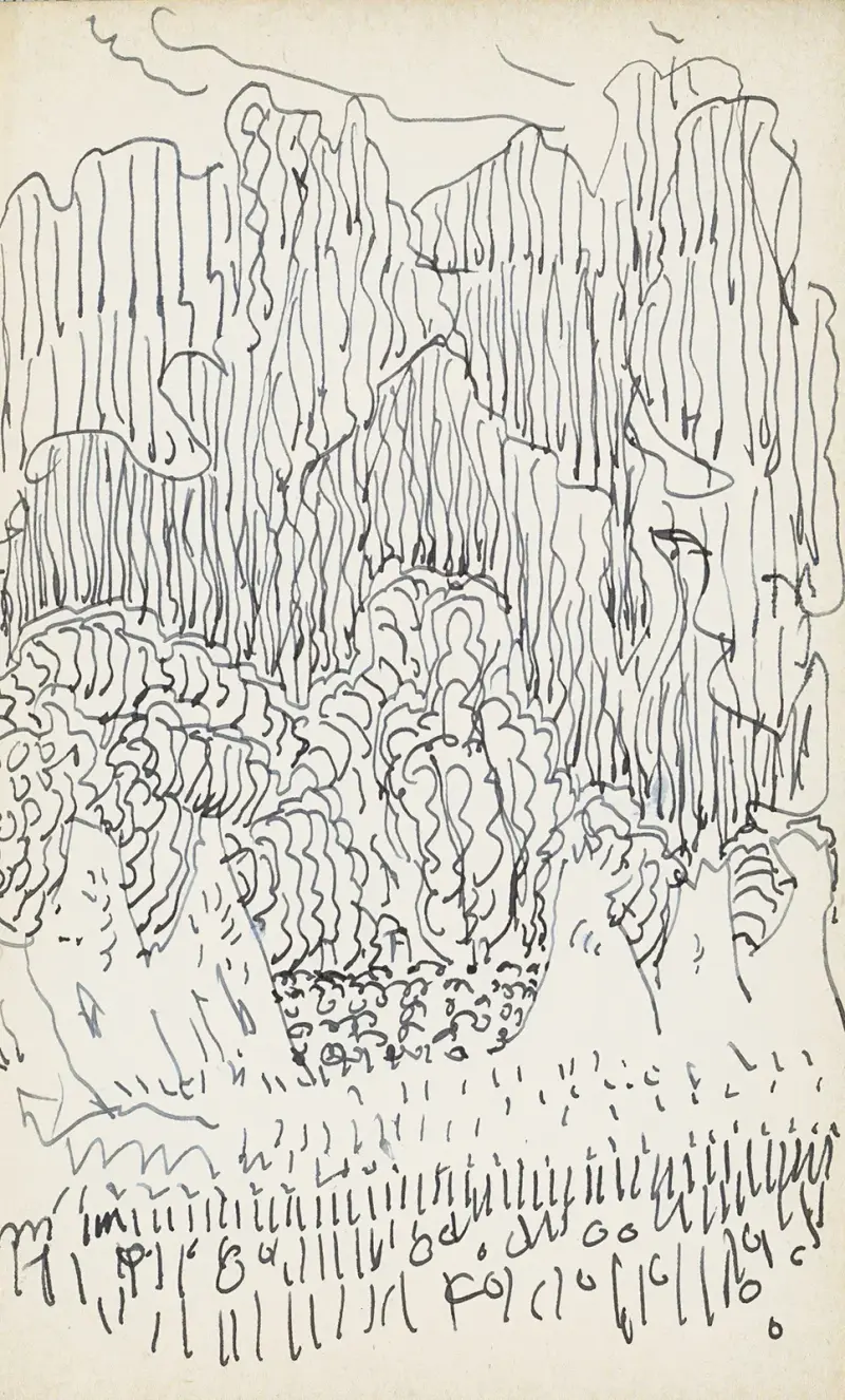 Landschap met bomen av Reijer Stolk