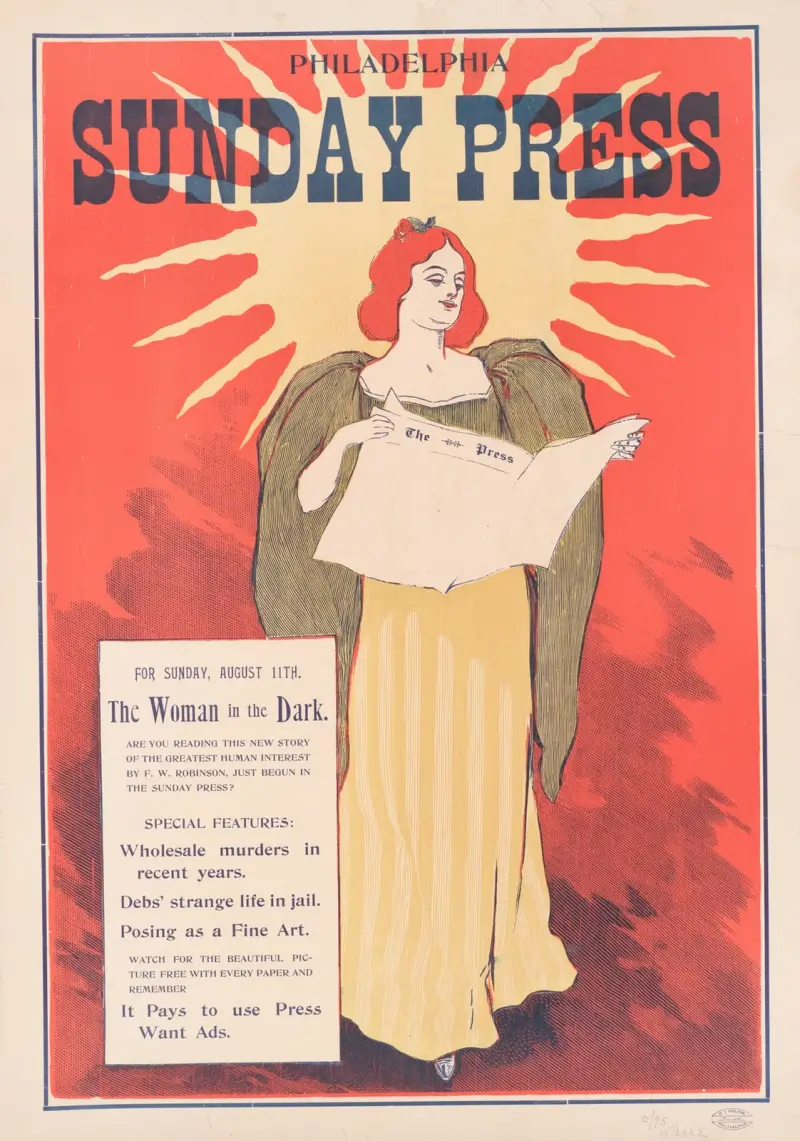 For Sunday, August 11th, ‘The woman in the dark.’ av George Reiter Brill