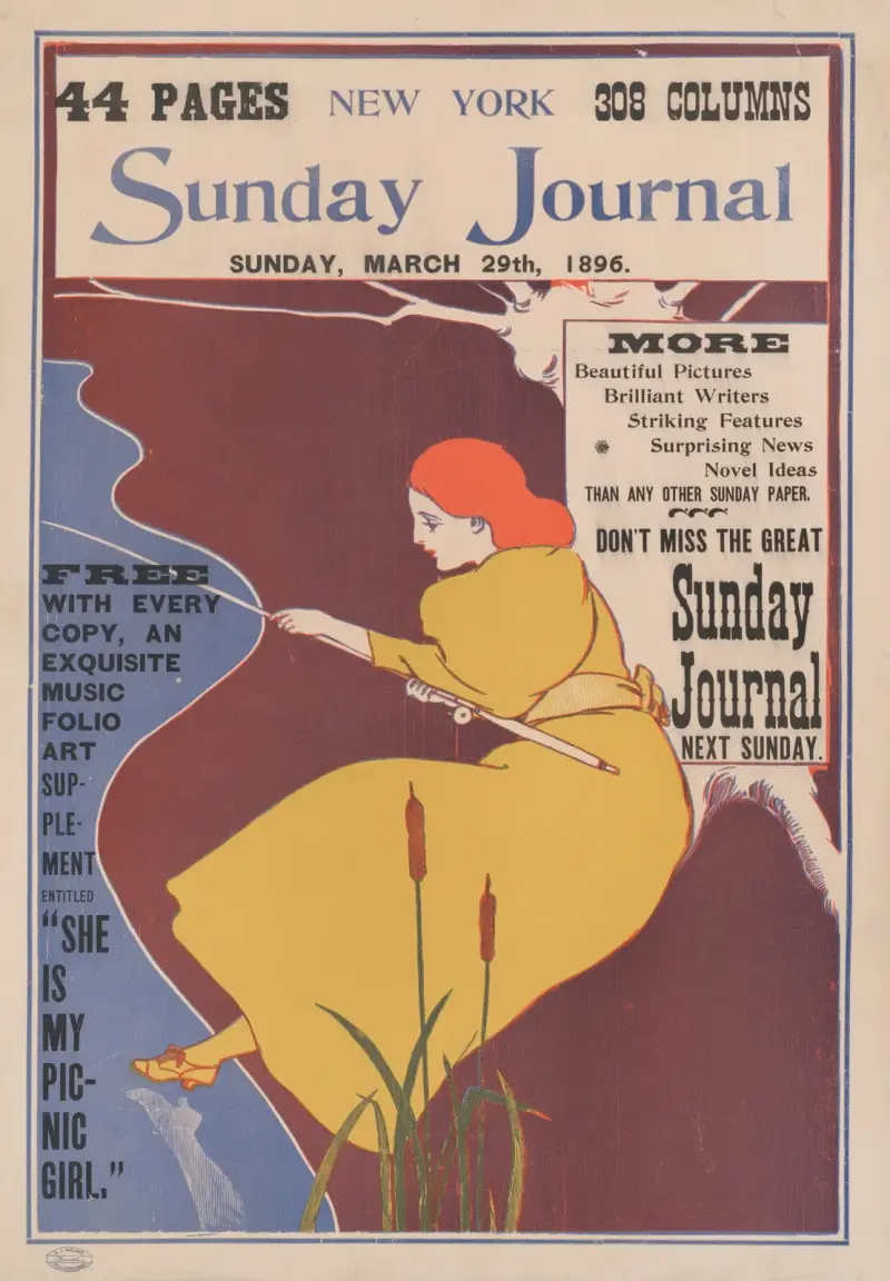 New York Sunday Journal, söndagen den 29 mars 1896 av George Reiter Brill