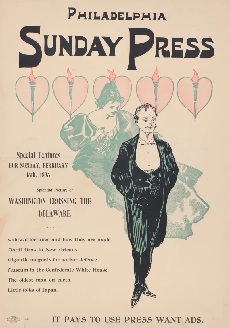 Special features, February 16th, 1896 av George Reiter Brill
