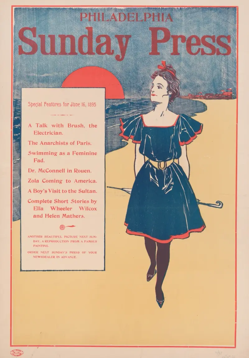 Special features for June 16, 1895 av George Reiter Brill
