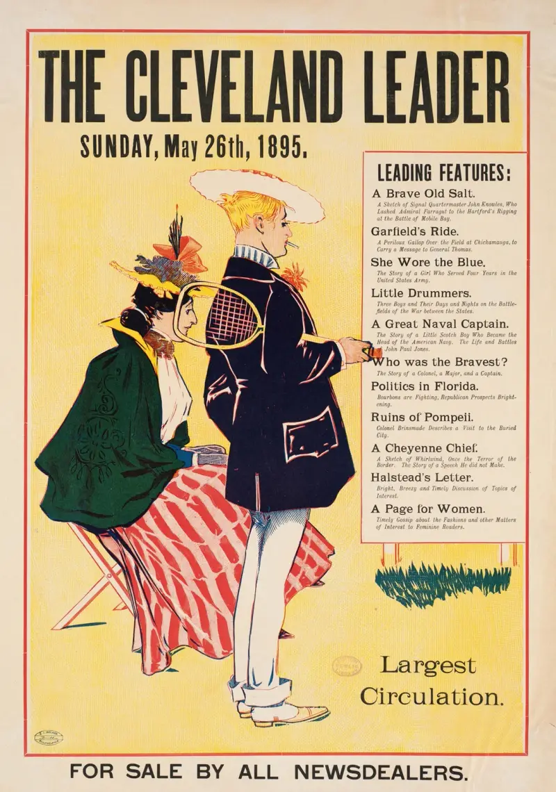 The Cleveland leader, Sunday, May 26th, 1895 av George Reiter Brill
