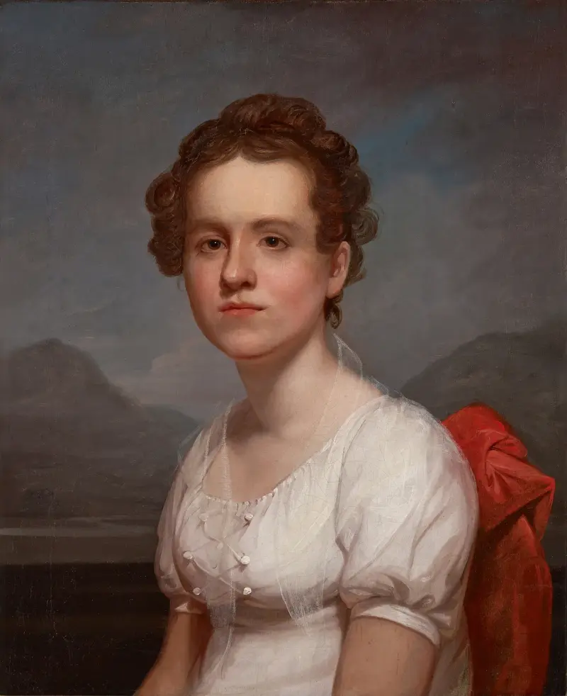 Portrait Of Helen Miller (Mrs. Charles G. Mclean) av Rembrandt Peale