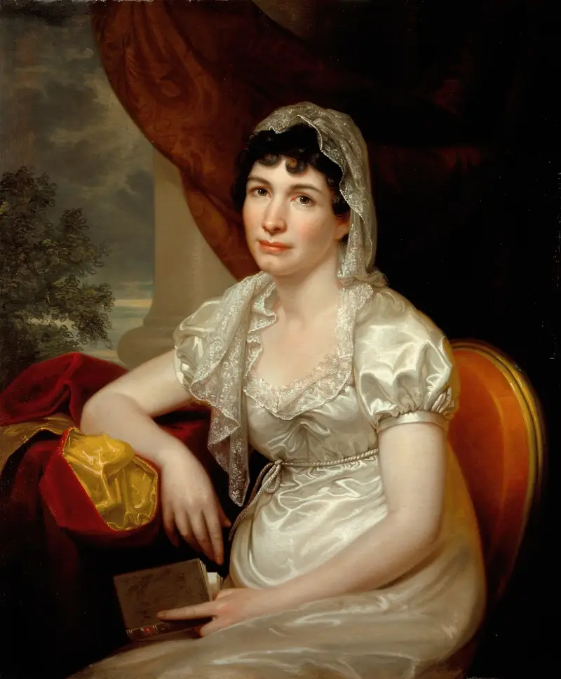 Portrait of Jane Griffith Koch av Rembrandt Peale