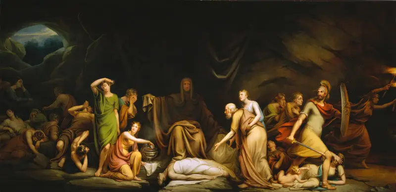 The Court of Death av Rembrandt Peale