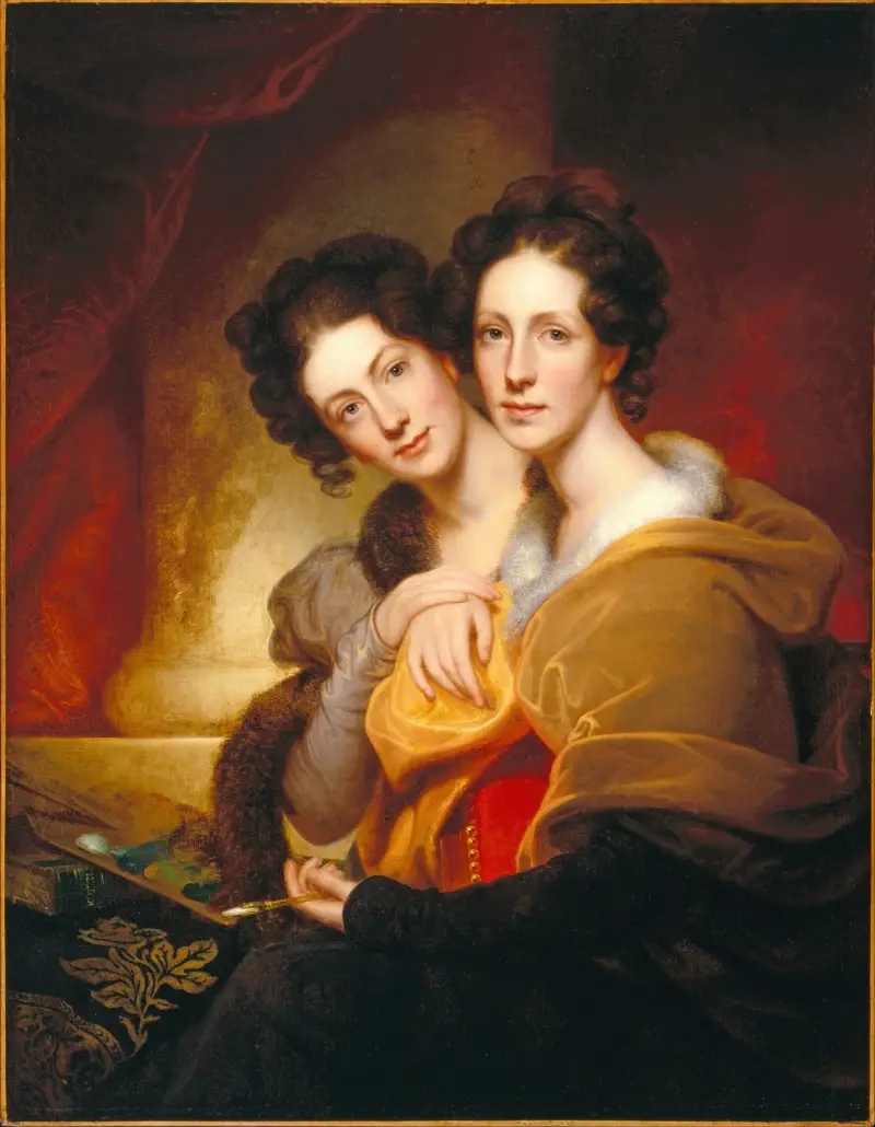 Die Schwestern (Eleanor und Rosalba Peale) von Rembrandt Peale