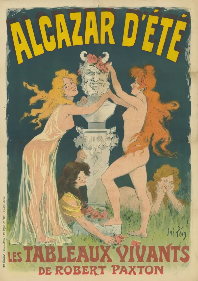Alcazar d’Eté. Les tableaux vivants av René Péan