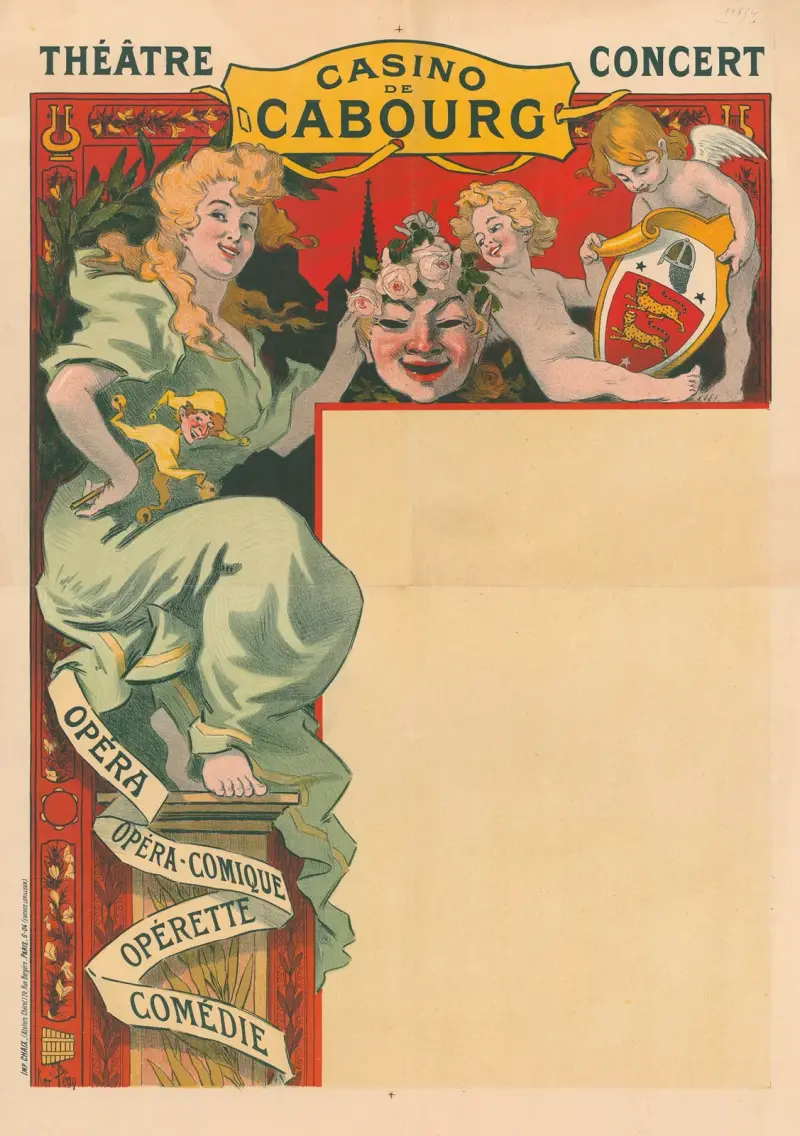 Casino de Cabourg – théatre, concert, opéra av René Péan