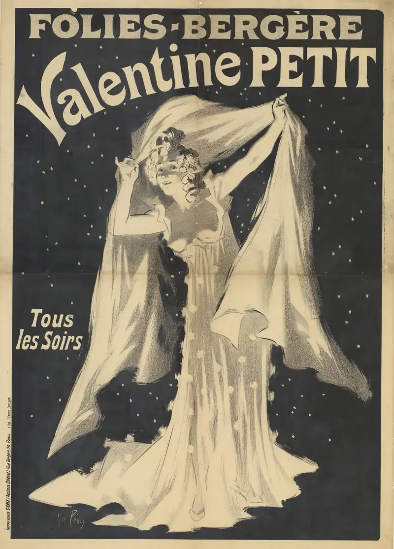 Folies-Bergère. Valentine Petit av René Péan