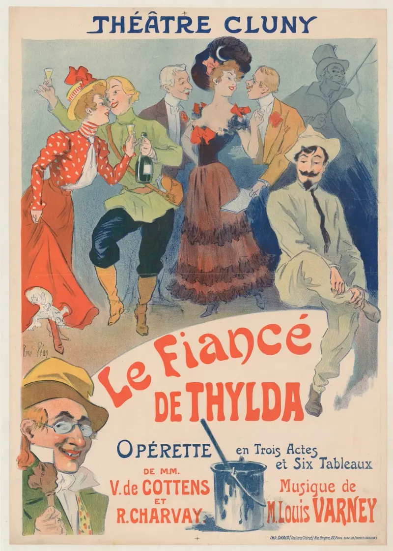 Théatre Cluny. La fiancé de Thylda av René Péan