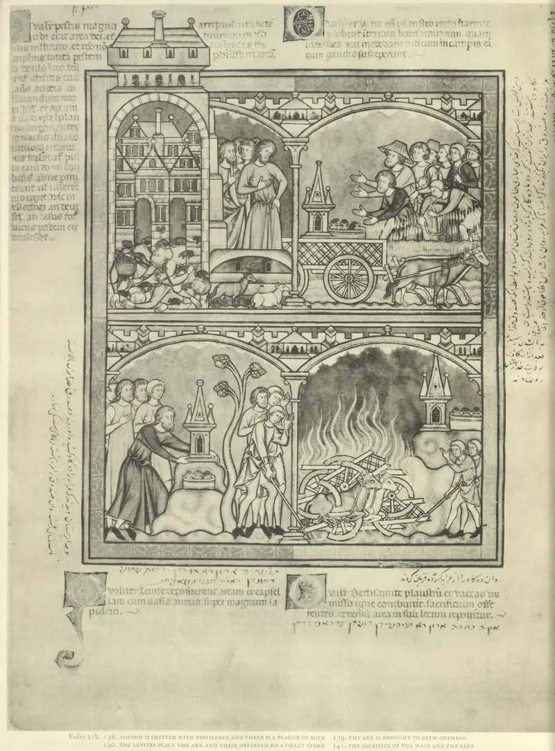 A Book of Old Testament illustrations of the middle of the thirteenth century Pl.42 av Montague Rhodes James