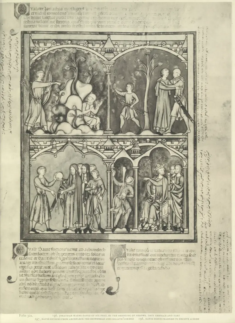 A Book of Old Testament illustrations of the middle of the thirteenth century Pl.63 av Montague Rhodes James