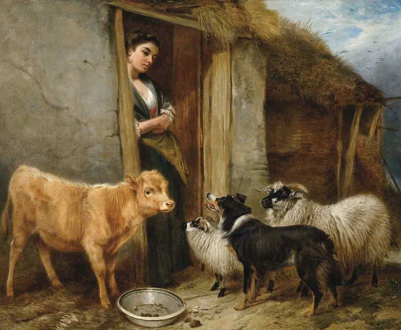 Die Heimat des Hirten von Richard Ansdell