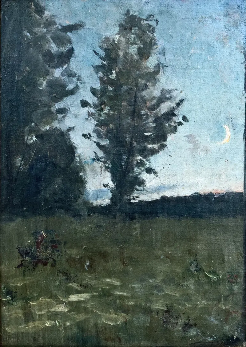 Měsíční krajina, Richard Bergh