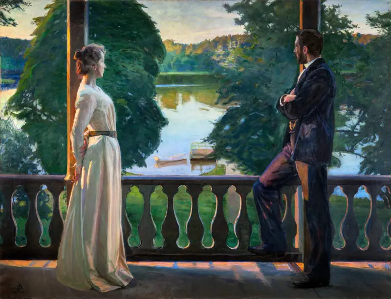 Severský letní večer, Richard Bergh