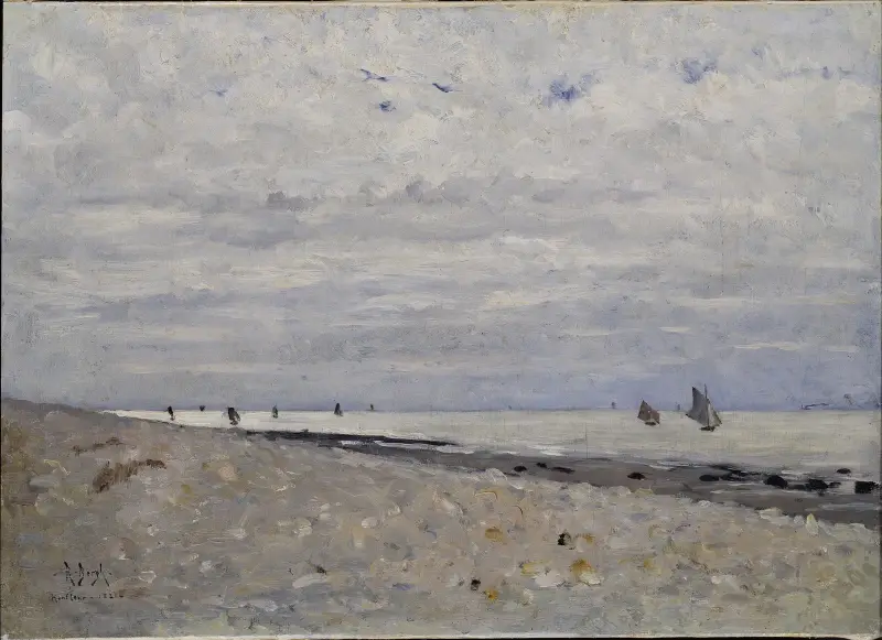 Havslandskap vid Honfleur av Richard Bergh