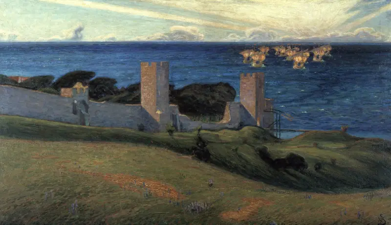 Vision. Szene aus Visby von Richard Bergh