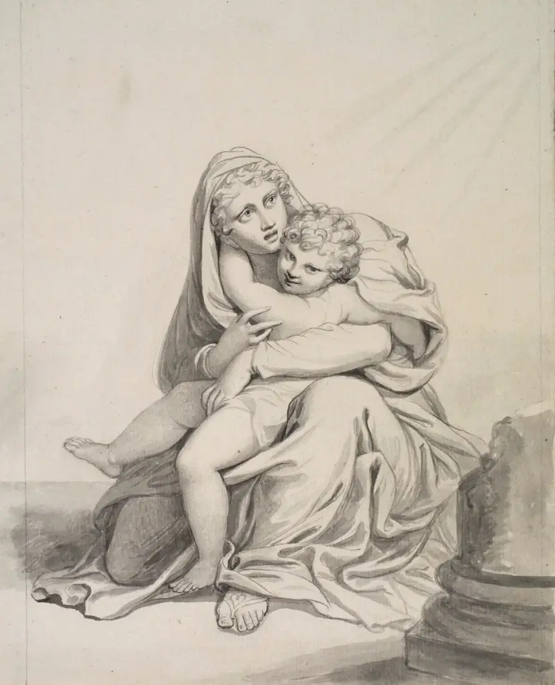 Madonna with Child av Richard Cosway