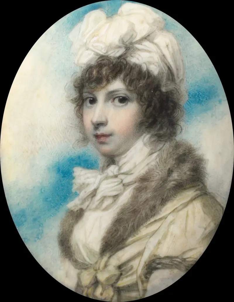 Portrait of the Hon. Anne Annesley, later Countess of Mountnorris av Richard Cosway