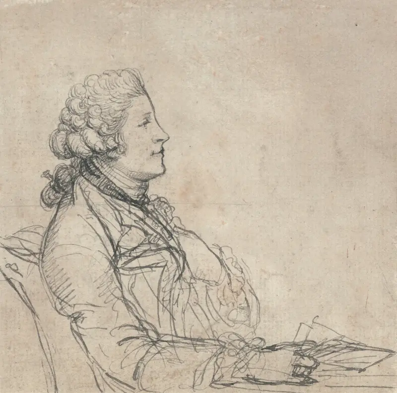 Profile Study of a Young Man av Richard Cosway