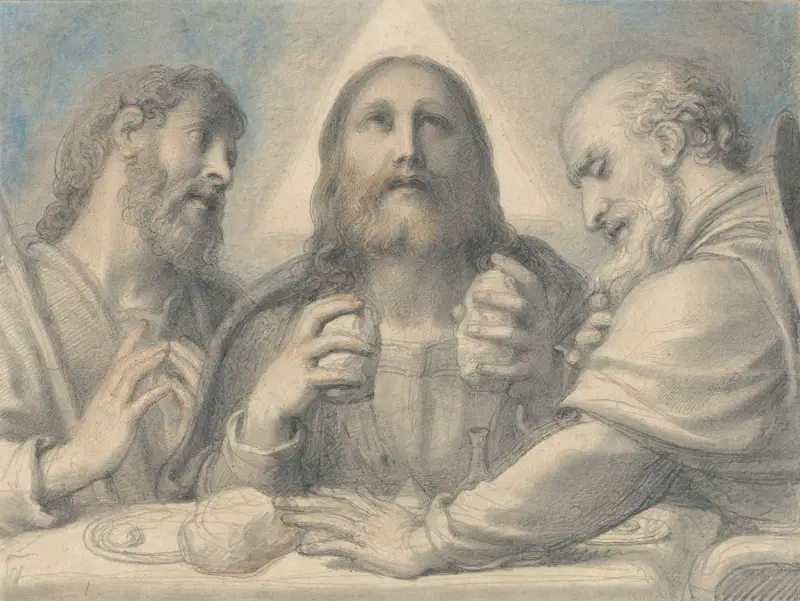 Das Abendmahl in Emmaus von Richard Cosway