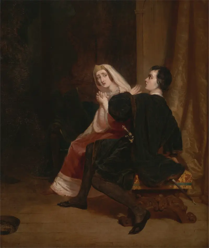 Hamlet and his Mother; The Closet Scene av Richard Dadd