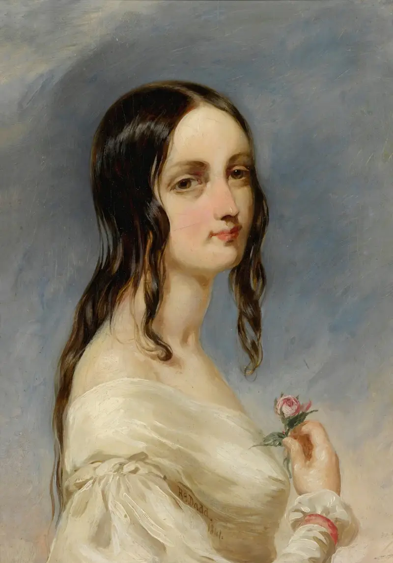 Portrait Of A Young Lady av Richard Dadd