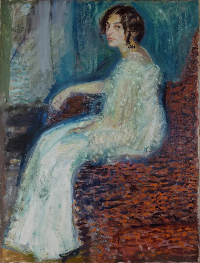 Portrait of Henryka Cohn av Richard Gerstl