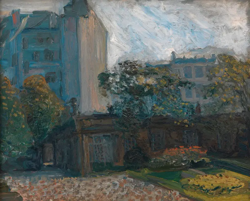 Vorhof des Palais Liechtenstein in Wien av Richard Gerstl