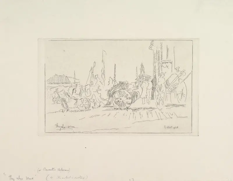 Barrett’s Veterans (They Also Serve) av Walter Richard Sickert