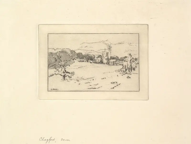 Chagford (The Small Plate) av Walter Richard Sickert