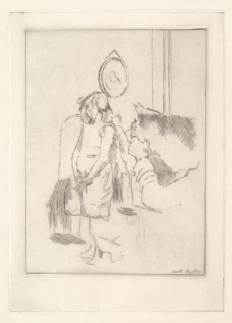 Kläder för kyrkan av Walter Richard Sickert