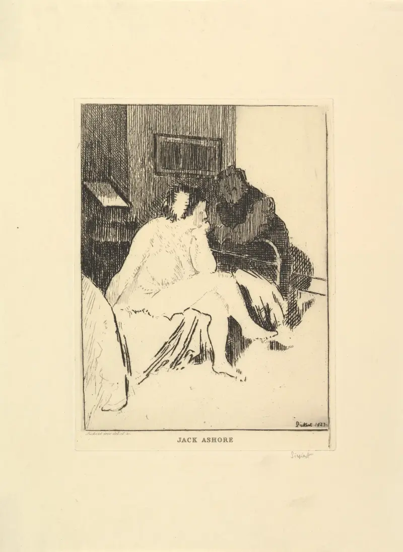 Jack Ashore (The Small Plate) av Walter Richard Sickert