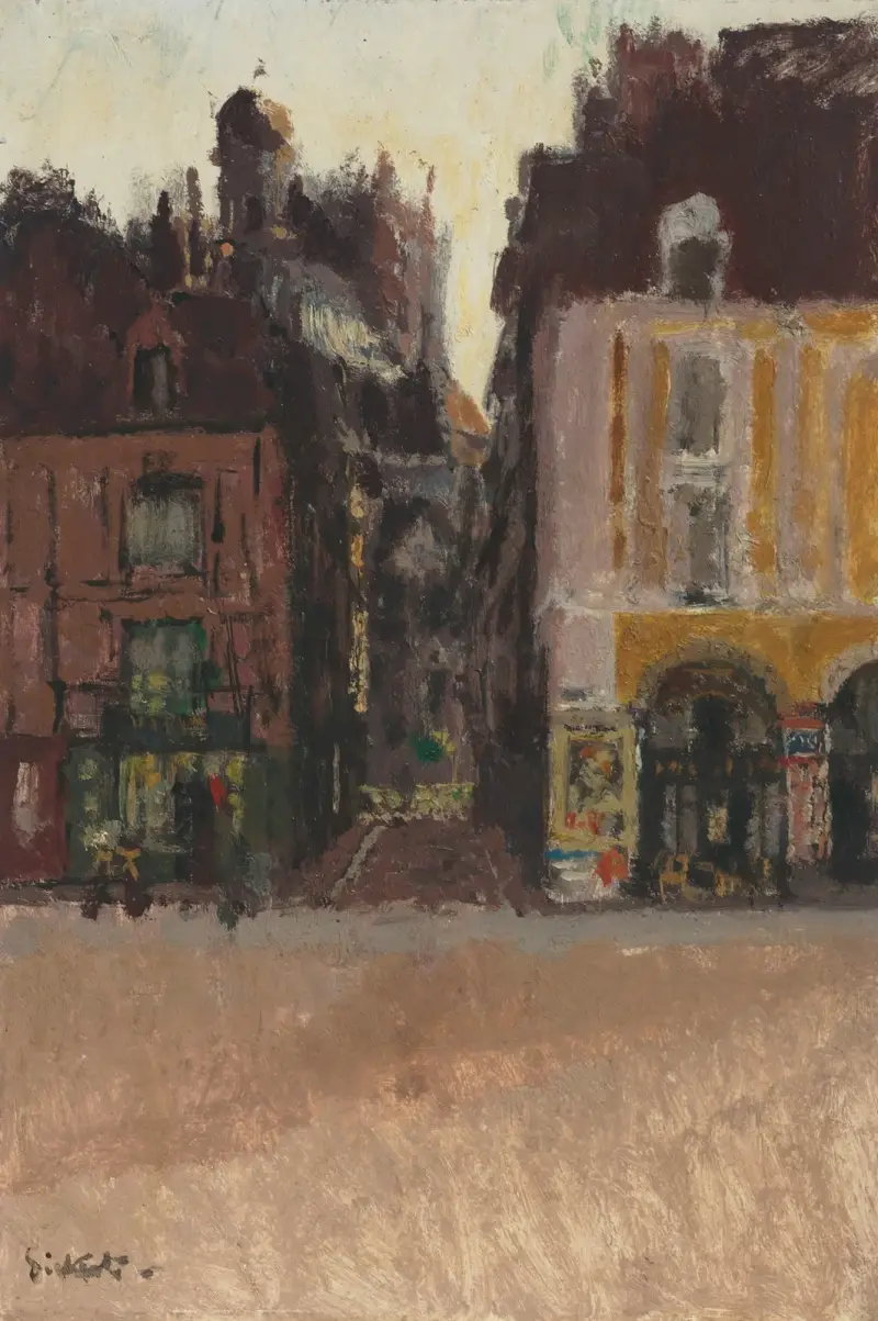 La Rue Notre Dame and the Quai Duquesne, Dieppe von Walter Richard Sickert