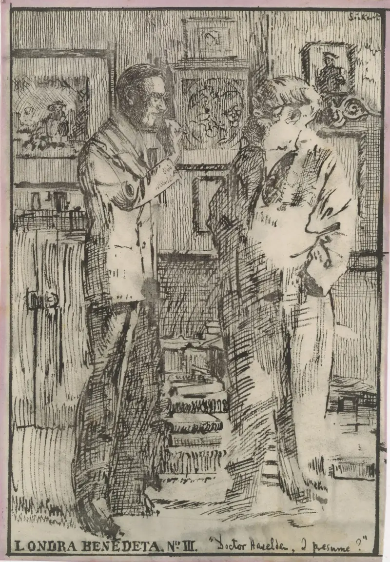 Londra Benedeta Number III, ‘Doctor Haselden, I Presume’ av Walter Richard Sickert
