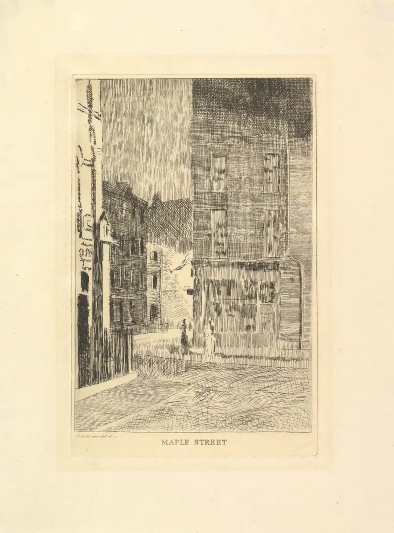 Maple Street av Walter Richard Sickert